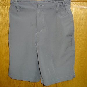 BOY'S SLAZENGER GOLF SHORTS-SIZE M GRAY